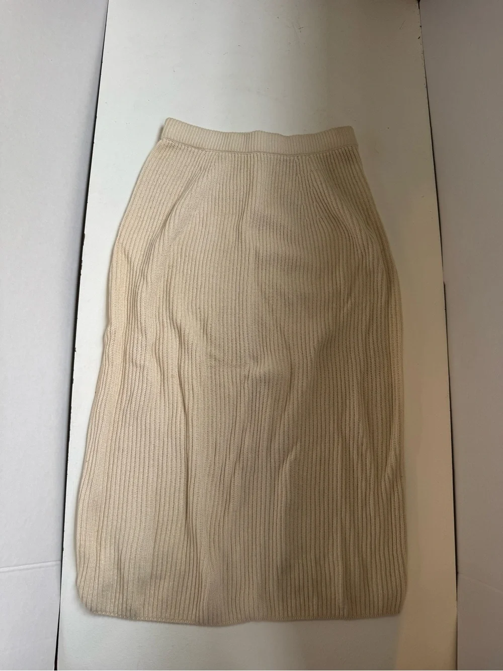 Everlane 100% Organic Cotton Sweater Midi Skirt, Size small